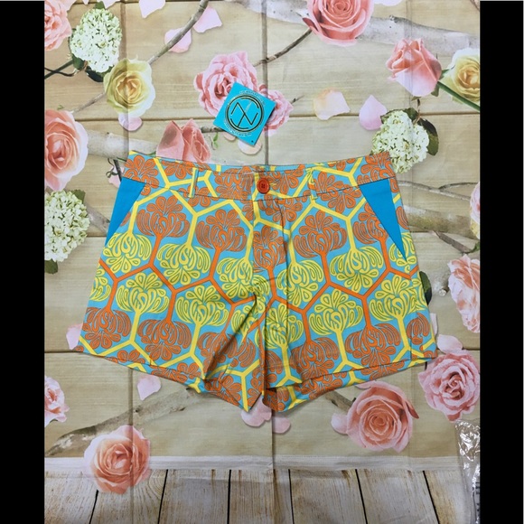 Tracy Negoshian Pants - Tracy Negoshian pat shorts yellow 10 NWT SOLD